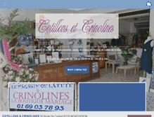 Tablet Screenshot of cotillons-crinolines.com